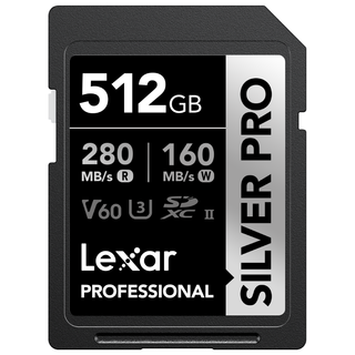 Lexar 雷克沙 SILVER PRO 存储卡 512GB（V60、U3、class10）