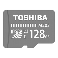 TOSHIBA 东芝 M203 Micro-SD存储卡 128GB(UHS-I、U1)
