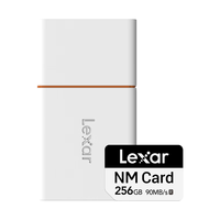 Lexar/雷克沙 适配Mate nova系列 NM存储卡+TF/NM卡读卡器 256GB