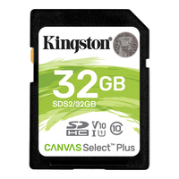 Kingston 金士顿 CANVAS Select SD存储卡 32GB(UHS-I、U1)
