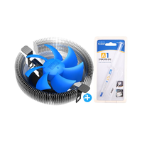 PCCOOLER超频三 青鸟3  cpu散热器台式机电脑ITX下压式CPU风扇 9CM扇叶 青鸟3+A1硅脂