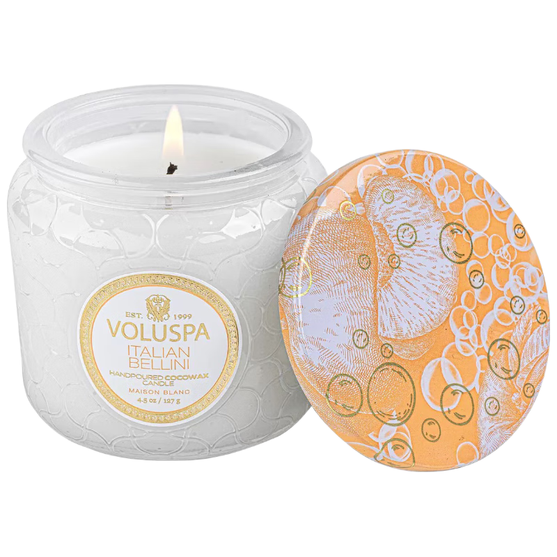 Voluspa美国Maison系列小浮雕香薰蜡烛意大利贝利尼 127g Maison系列意大利贝利尼 128g