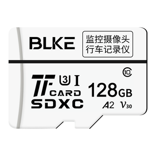 BLKE 小米专用监控TF卡 Micro-SD存储卡 128GB（USH-I、V30、U3、A2）
