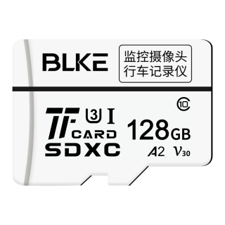 BLKE 小米专用监控TF卡 Micro-SD存储卡 128GB（USH-I、V30、U3、A2）