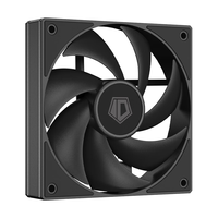 ID-COOLING 12CM机箱风扇 黑色无光 FDB轴承4PIN接口PWM温控 AF-125-K