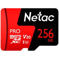 Netac 朗科 P500 至尊PRO版 MicroSD存储卡 256GB(USH-I、V30、U3、A1)