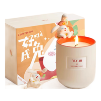 尹谜(YINMI)香薰蜡烛礼盒室内香氛套装礼盒小众 兔子栀子花 好事成兔香氛蜡烛礼盒