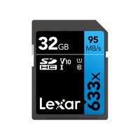 雷克沙SD高速卡 富士XS10 XT5 XS20 XT30II X100VI xt20 xt4XE4 XM5尼康Z30 Z50II z5 Zfc内存卡存储卡 32G 120m/s SD卡