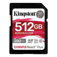 Kingston/金士顿 读速280MB/s SD存储卡  512GB
