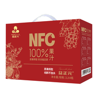 益正元NFC100%新年混合果汁礼盒1L*4瓶饮料年货（口味，不少于3种）