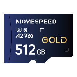 移速 512GB TF（MicroSD）内存卡高速 V60相机存储卡手机平板游戏机 行车记录仪/监控摄像头