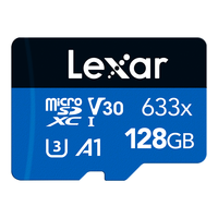 雷克沙 633x系列 MicroSD卡 A1 U3 V30 128GB
