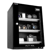 ARITTE 除湿 防潮箱 麦克风 双隔层 黑色