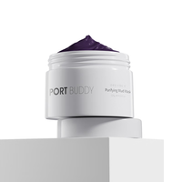 PORT BUDDY韩国清洁泥膜祛痘印控油去黑头粉刺收缩毛孔闭口滋润涂抹面膜 【单瓶装】洁面去黑头-泥膜120g