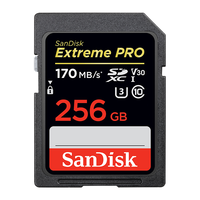 闪迪 Sandisk ( )相机内存sd卡 高速储存卡 佳能内存卡尼康索尼富士sd 4K视频 256G sd卡SDXC 200Mb/s 索尼A7R3 A7R4 A72 A7rm4