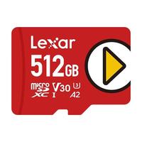 Lexar 雷克沙 PLAY系列 Micro-SD存储卡（UHS-I、V30、U3、A2）