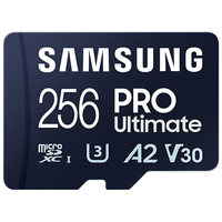 SAMSUNG 三星 PRO Ultimate MicroSD存储卡 256GB(UHS-I、U3,A2,V30)