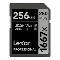 Lexar 雷克沙 SILVER PRO 存储卡 256GB(V60、U3、class10)