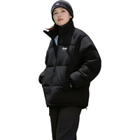 JEEP SPIRIT 吉普羽绒棉服男女同款秋冬季韩版面包服款潮牌 浅灰色 /防泼水超保暖 L