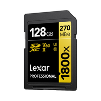 Lexar 雷克沙 LSD1800128 SD存储卡 128GB(UHS-II、V60、U3)