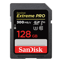 闪迪 Sandisk 至尊超极速系列 Extreme PRO SD存储卡 128GB(UHS-III、V90、C10)