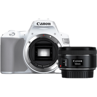 佳能（Canon）佳能200d二代 2代 入门级单反相机 200D II 18-55白色+佳能小痰盂人像头 套餐四