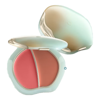 彩棠（TIMAGE）双色水光腮红膏腮红盘90S霓6g 血色盘细腻服帖持久轻盈透气水光肌