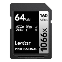 佳能 SD存储卡 160MB/s高速读取 64GB