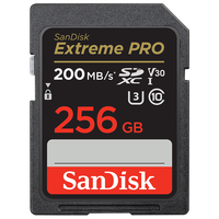  /闪迪 Sandisk  4K高清 SD卡+读卡器  256GB