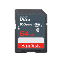 闪迪 SD存储卡 读速100MB/s 64GB