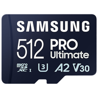SAMSUNG 三星 PRO Ultimate MicroSD存储卡 512GB(UHS-I、U3,A2,V30)
