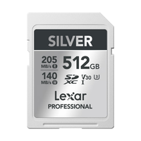 Lexar/雷克沙 读205MB/s 写140MB/s SD存储卡 512GB