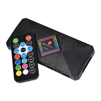  WJCOOLMAN/玩嘉 神光同步 ARGB控制器 机箱风扇 PWM温控集线器 无线遥控 磁吸8口  风冷