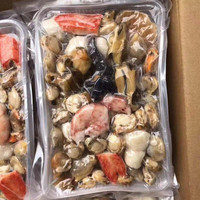 诺斯食美大连特产全家福海鲜组合海杂拌参鱼虾蟹贝类火锅350克 五份 海鲜大杂烩多种海鲜