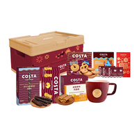 COSTA春节礼盒收纳款年货高端礼盒 杯子饼干年货 收纳盒零食270g