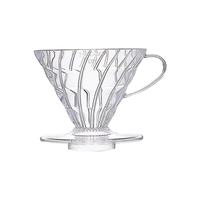 HARIOV60 滤杯 01 透明 树脂材质 VDR-01-T