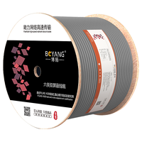 BOYANG/博扬 双屏蔽 六类网线 305米
