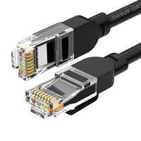 CHOSEAL 秋叶原 QS5062ET25 六类CAT6 千兆网线 25m 黑色