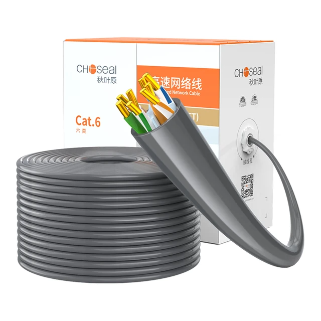 CHOSEAL 秋叶原 原装六类CAT6 千兆网线