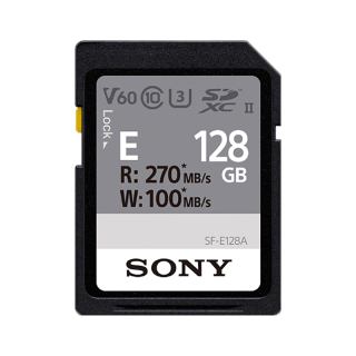 SONY 索尼 E系列 SF-E128 SD存储卡 128GB（UHS-II、V60、U3）