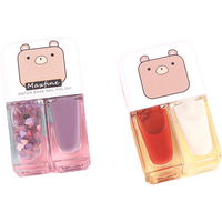 BK指甲油水性可剥可撕安全亮片防水可撕拉卡通美甲贴防水环保指甲油