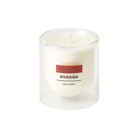  MUJI/無印良品 持久留香 香薰蜡烛  野玫 150g