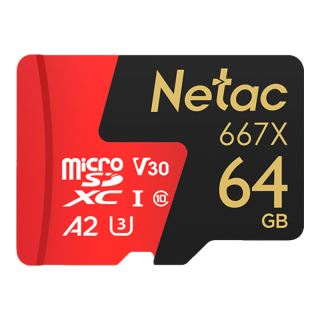朗科 P500 超至尊 PRO Micro-SD存储卡 64GB（V30、U3、A2）