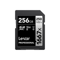 Lexar 雷克沙 PROFESSIONAL SD存储卡 256GB(UHS-II、V60、U3)