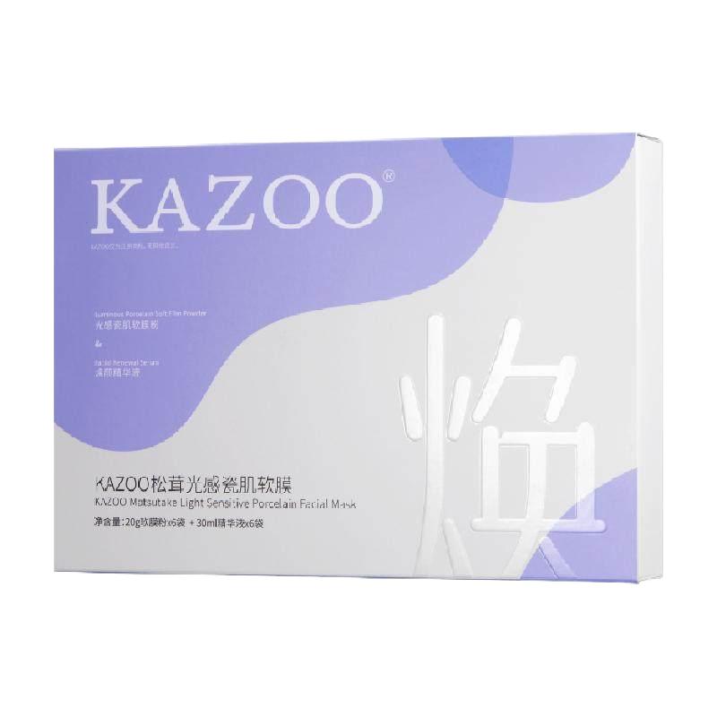  KAZOO 补水抗皱紧致 松茸软膜涂抹面膜+碗具