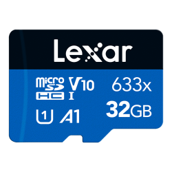 雷克沙 633X Micro-SD存储卡 32GB（UHS-I、V30、U3、A1）