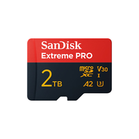 闪迪 Sandisk Extreme PRO 至尊超极速移动系列 MicroSD存储卡 2TB(U3,A2,V30)