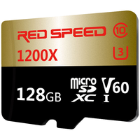 宏驰（HONCHITEC）TF卡 (MicroSD) 高速存储卡无人机运动相机 行车记录仪 监控摄像头V30内存卡1200X 128GB 1200X 读速180MB/s 写速90MB/s