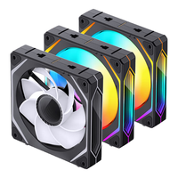 乔思伯（JONSBO）ZL-120BR黑 三合一反向风扇（免线拼接/5V3针ARGB/PWM/侧面&轴心千层镜光效）