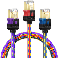 AUCAS 奥卡斯 AC71FP 七类CAT7 万兆网线 2m 飒露紫